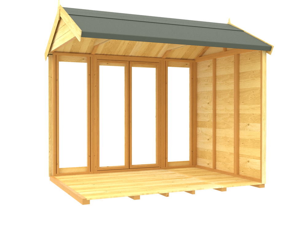 5ft x 10ft Apex Summer House (Full Height Window)