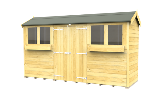 4ft x 12ft Apex Summer Shed