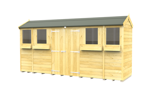 4ft x 14ft Apex Summer Shed