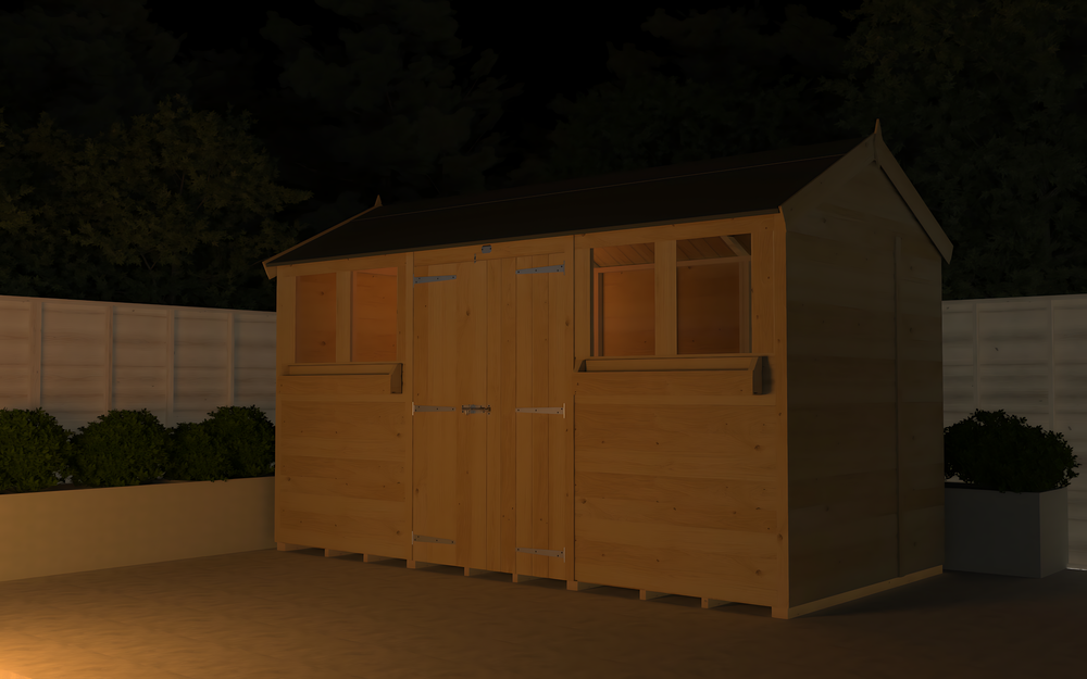 6ft x 10ft Apex Summer Shed