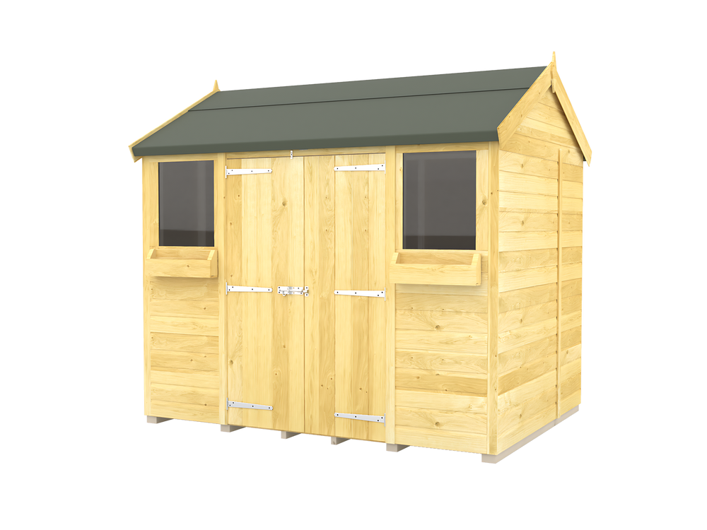 6ft x 8ft Apex Summer Shed