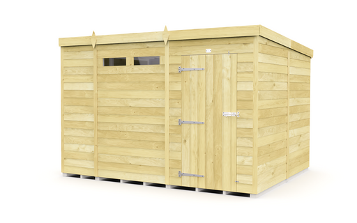 8ft Pent Security Shed