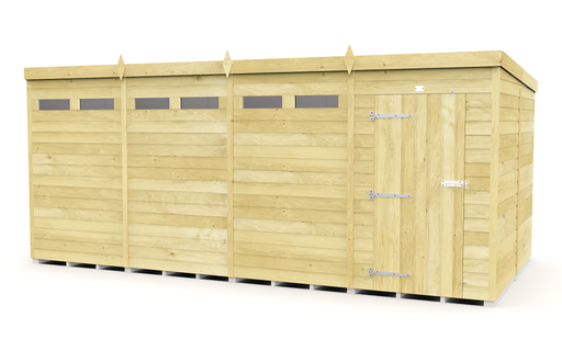 8ft Pent Security Shed