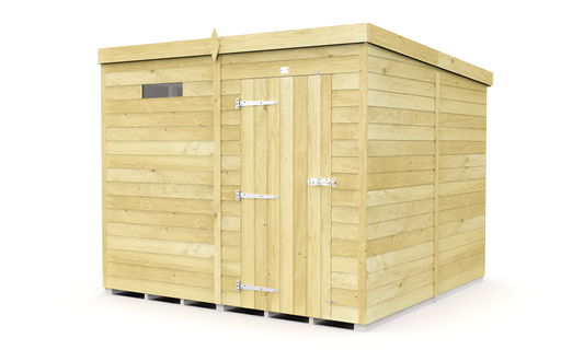 8ft Pent Security Shed