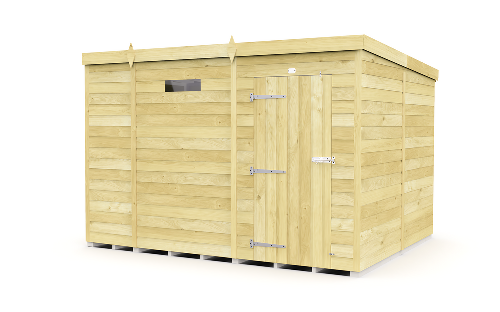 8ft Pent Security Shed