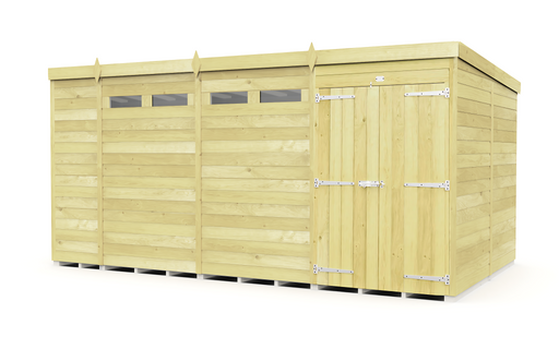 8ft Pent Security Shed