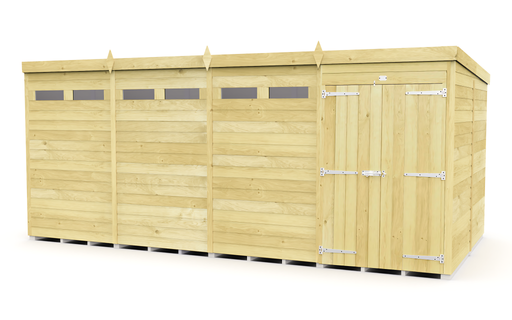 8ft Pent Security Shed