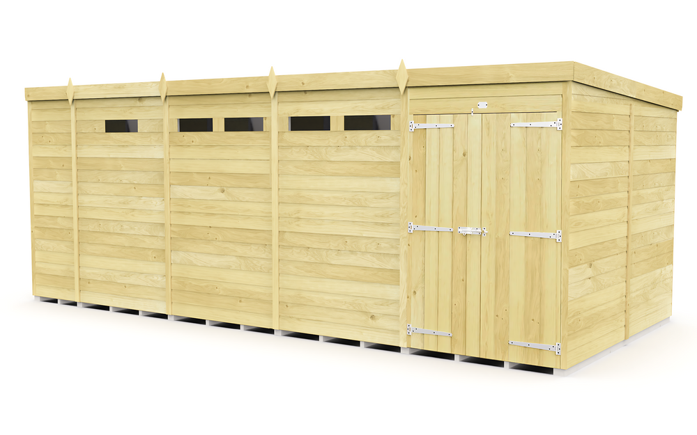 8ft Pent Security Shed