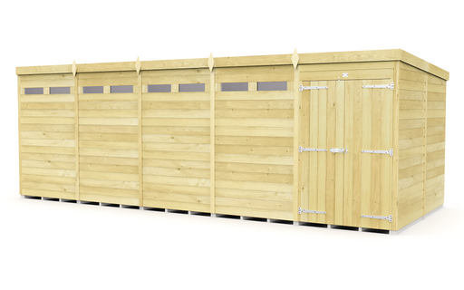 8ft Pent Security Shed