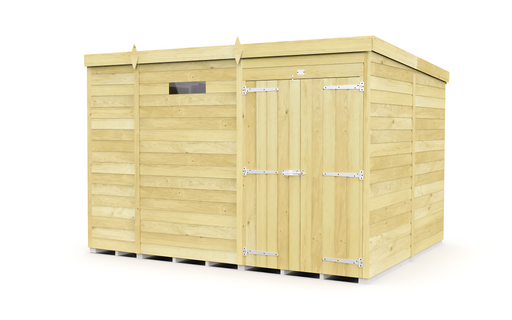 8ft Pent Security Shed