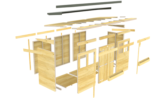 4ft x 20ft Pent Summer Shed