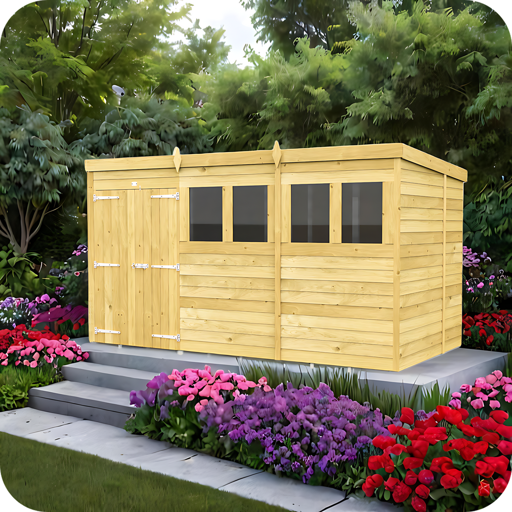 8ft Pent Shed