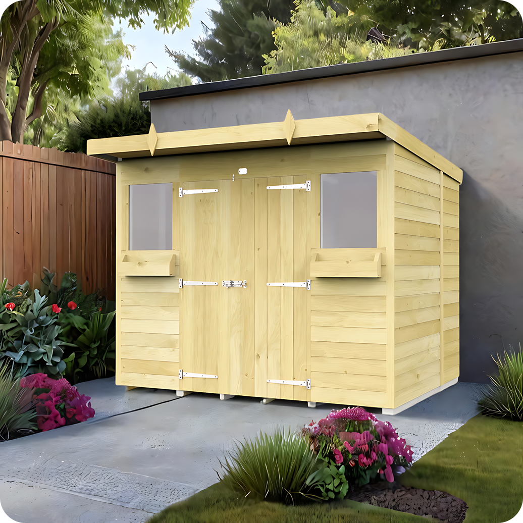 6ft Pent Summer Shed