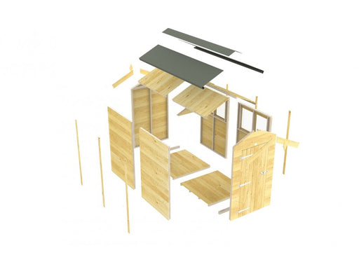 6ft x 19ft Apex Shed