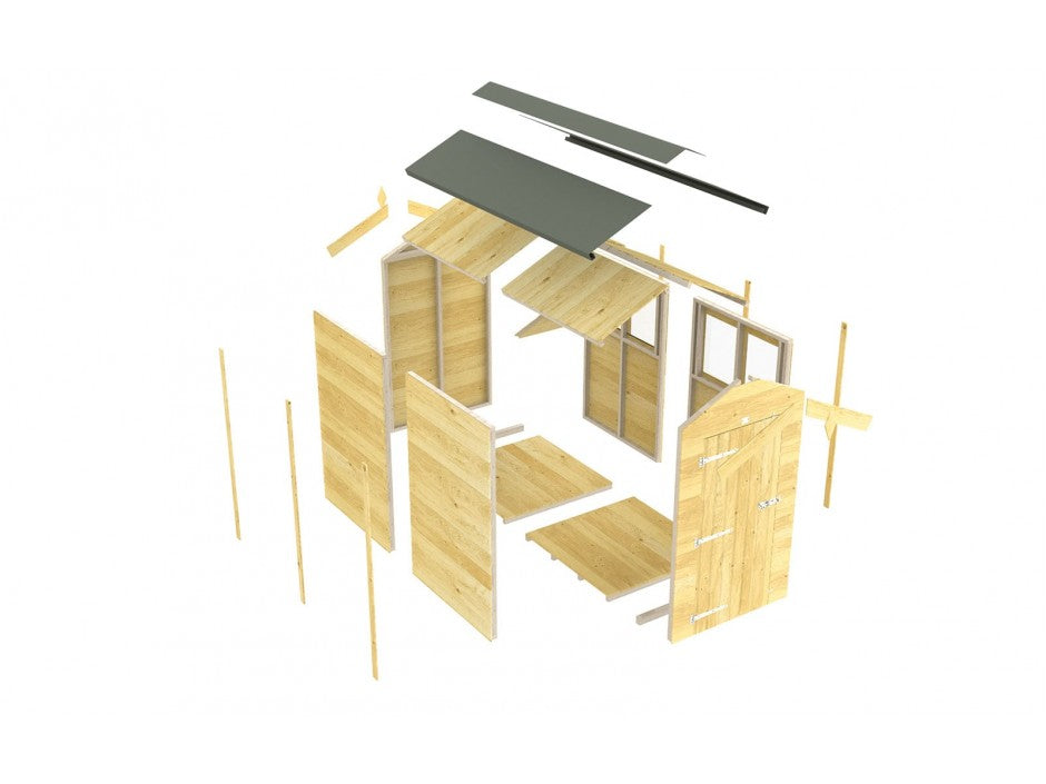 6ft x 17ft Apex Shed